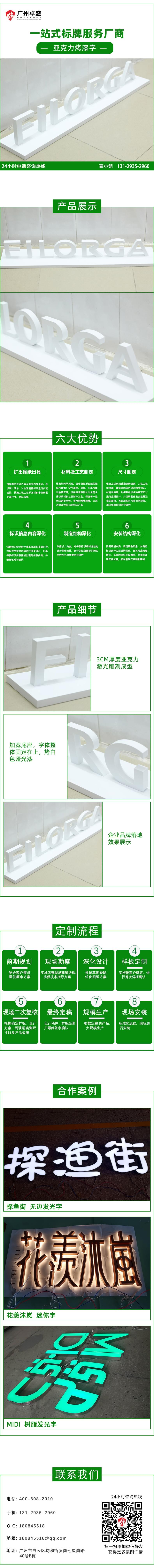 亞克力烤漆字
